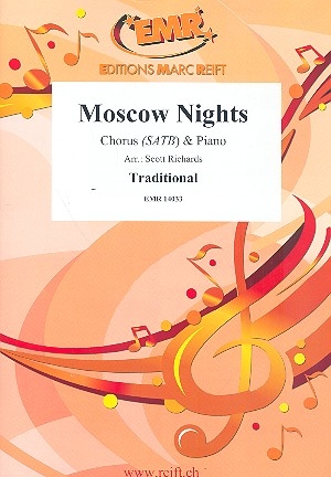 Moscow Nights fr gem Chor und Klavier Partitur und 20 Chorpartituren (russ)