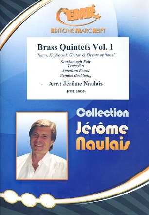 Brass Quintets vol.1 for 5 brass instruments (ensemble) (rhythm group ad lib) score and parts