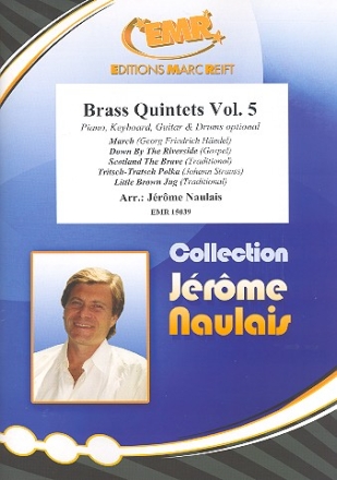 Brass Quintets vol.5 for 5 brass instruments (ensemble) (rhythm group ad lib) score and parts