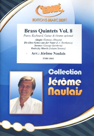 Brass Quintets vol.8 for 5 brass instruments (ensemble) (rhythm group ad lib) score and parts