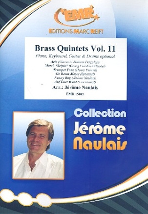 Brass Quintets vol.11 for 5 brass instruments (ensemble) (rhythm group ad lib) score and parts