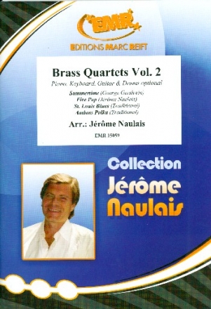 Brass Quartets Band 2 fr 4 Blechblser (Ensemble) (Klavier, Gitarre und Percussion ad lib) Partitur und Stimmen