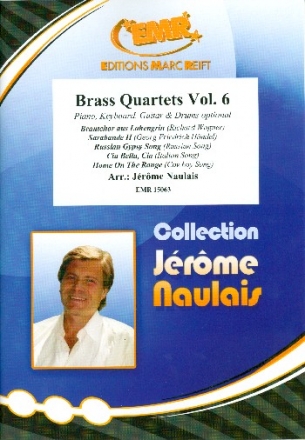 Brass Quartets Band 6 fr 4 Blechblser (Ensemble) (Klavier, Gitarre und Percussion ad lib) Partitur und Stimmen