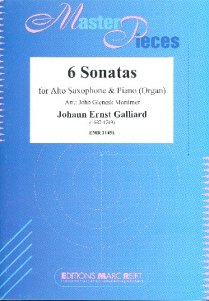 6 Sonatas fr Altsaxophon und Klavier (Orgel)