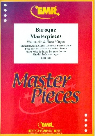 Baroque Masterpieces for cello and piano (organ)