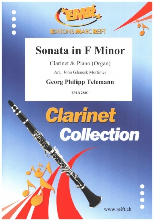 Sonata in F Minor for clarinet and piano or organ