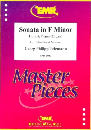 Sonata f minor for horn and piano (organ)