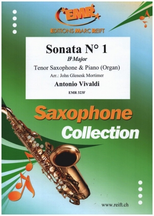 Sonata Nr.1 B-Dur fr Altsaxophon und Klavier (Orgel)