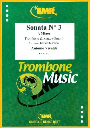 Sonata no.3 a minor for trombone and piano (organ)