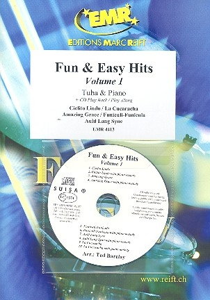 Fun and easy Hits vol.1 (+CD): for tuba and piaano