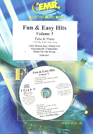 Fun and easy Hits vol.5 (+CD): for tuba and piano