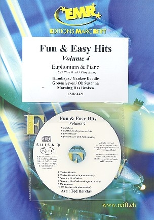 Fun and easy Hits vol.4 (+CD): for euphonium and piano