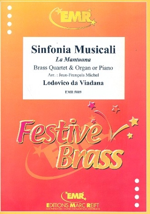 Sinfonia musicali fr 2 Trompeten, Horn, Posaune und Klavier (Orgel) Stimmen