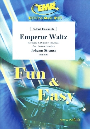 Emperor Waltz for 5-part ensemble (keyboard and percussion ad lib) score and parts