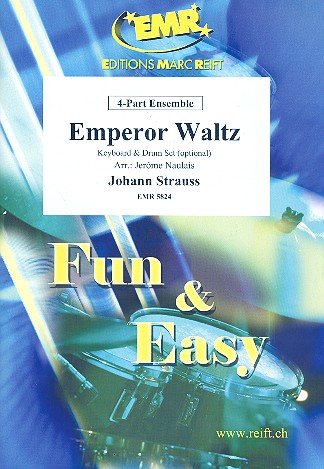 Emperor Waltz for 4-part ensemble (keyboard and percussion ad lib) score and parts