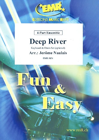 Deep River: for 4-part ensemble (keyboard and percussion ad lib) score and parts