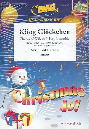 Kling Glckchen kling for mixed chorus and flexible 5-part ensemble (rhythm group ad lib) score, instrumental parts and 20 chorus scores