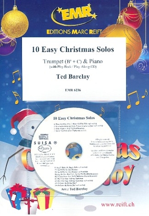 10 easy Christmas Solos (+CD) for trumpet and piano