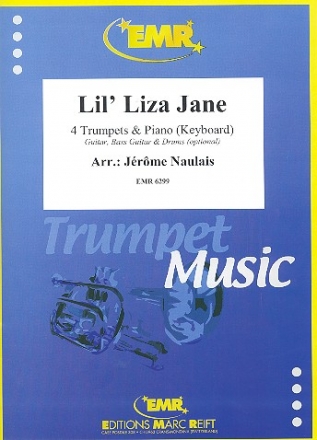 Lil' Liza Jane fr 4 Trompeten und Klavier (Keyboard) (Percussion ad lib) Partitur und Stimmen