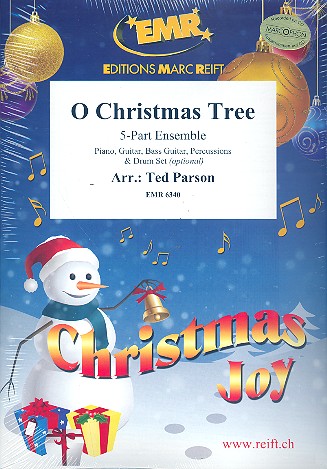 O Christmas Tree for 5-part ensemble (rhythm group ad lib) score and parts