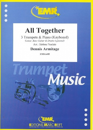 All together for 3 trumpets and piano (rhythm group ad lib) score and parts