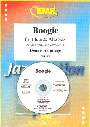 Boogie (+CD): fr Flte, Altsaxophon und Klavier (Gitarre, Bass, Drums ad lib) Partitur und Stimmen