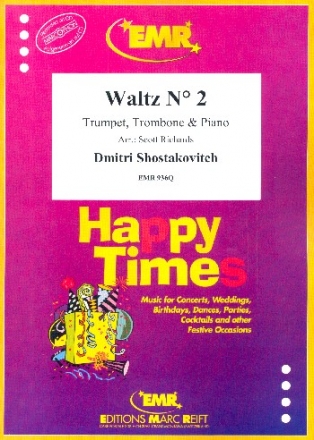 Waltz no.2 for trumpet, trombone and piano parts