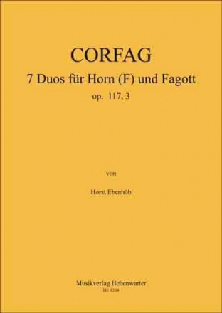 Ebenhh, Horst CORFAG Op.117, 3 Horn und Fagott Partitur