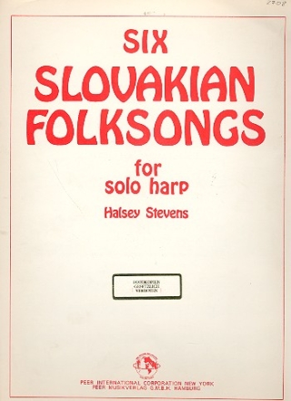 6 Slovakian Folksongs for harp