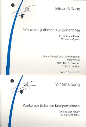 Miriam's Song Band 1 und 2 fr Viola und Klavier