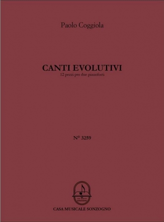 Canti evolutivi 12 Stcke fr 2 Klaviere