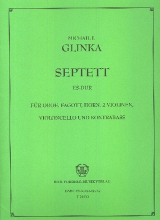 Septett Es-Dur fr Oboe, Fagott, Horn, 2 Violinen, Violoncello und Kontrabass Stimmen