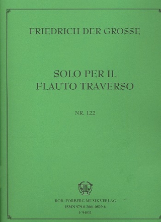 Solo per il flauto traverso Nr. 122 fr Flte und Klavier