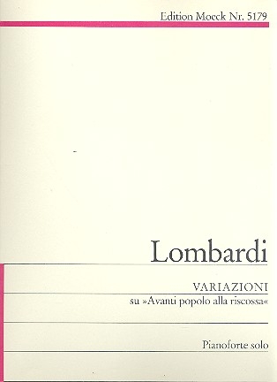Variazioni su Avanti popolo alla riscossa fr Klavier Spielpartitur