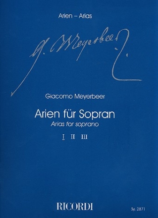 Arien fr Sopran Band 1 fr Sopran und Klavier