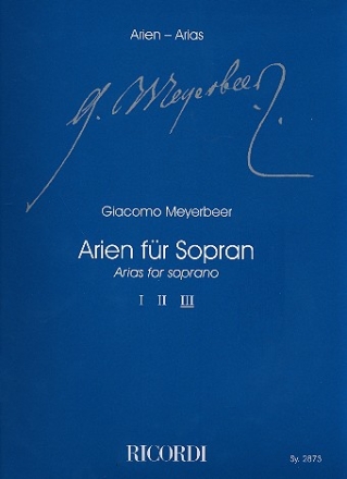 Arien fr Sopran Band 3 fr Sopran und Klavier