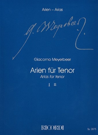 Arien fr Tenor Band 1 fr Tenor und Klavier