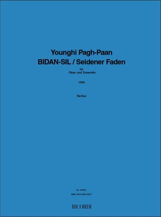 PAGH PAAN Y BIDAN SIL (SEIDENER FADEN)  Partitur A3