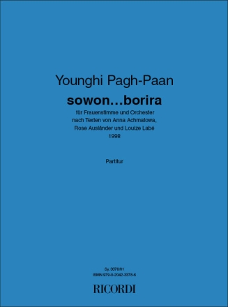 Younghi Pagh-Paan sowon...borira GES-M ORCH