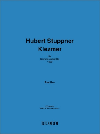 Hubert Stuppner Klezmer Ensemble Orchester Partitur