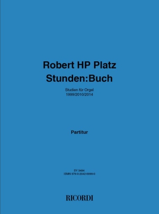 Stunden: Buch - Studien fr Orgel