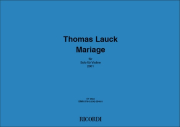 Thomas Lauck Mariage Violine