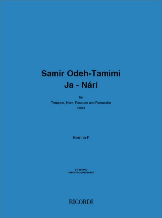 Samir Odeh-Tamimi Ja Nari (2003) #NV Set mit 4 Spielpartituren