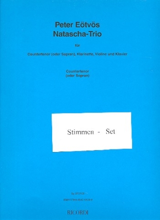 Natascha-Trio fr Countertenor (Sopran), Klarinette, Violine und Klavier 4 Spielpartituren