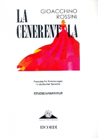 La Cenerentola (Fassung fr Kammeroper)  Studienpartitur (dt),  broschiert