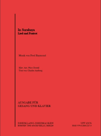 Fred Raymond In Surabaya Gesang und Klavier