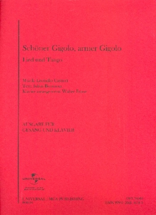 Schner Gigolo armer Gigolo fr Gesang und Klavier