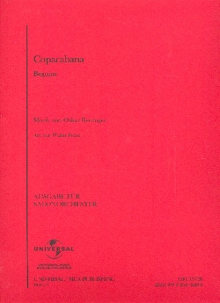 Oskar Reisinger Copacabana Salonorchester Stimmen