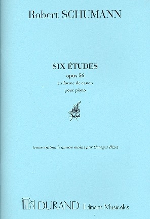 6 tudes op.56 en forme de canon pour piano  4 mains