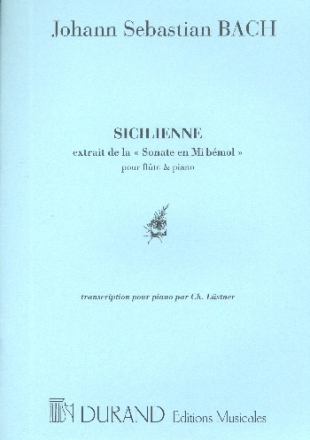 Sicilienne pour flute et piano